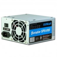 INTER-TECH Booster SPS-520 AC 115/230V, 50/60Hz, DC 3.3/5/±12V, 520W,  Passive PFC, 1x80