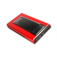 PRESTIGIO DataRacer I 2.5",320GB,USB 2.0,eSATA,AVG Software, Juoda Raudona